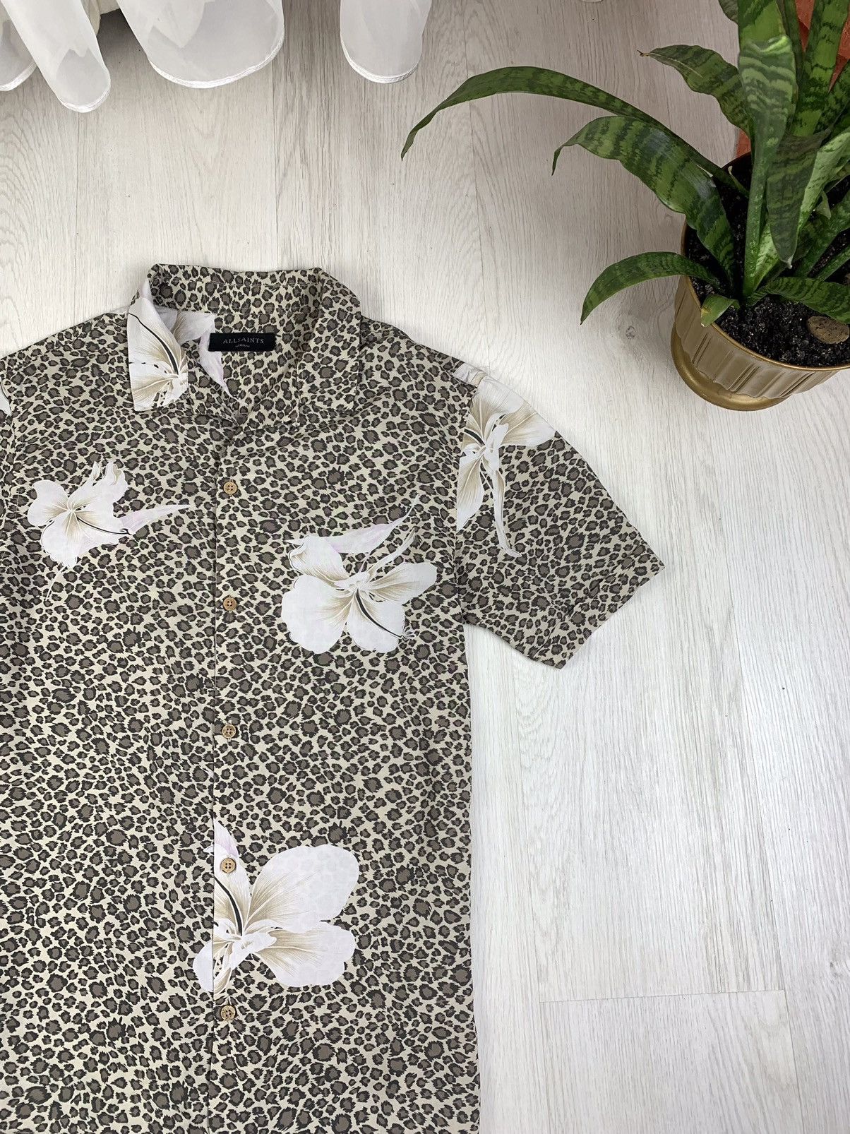 Allsaints Allsaints Kuhi Button Shirt Mens Size M Size US M / EU 48-50 / 2 - 3 Thumbnail