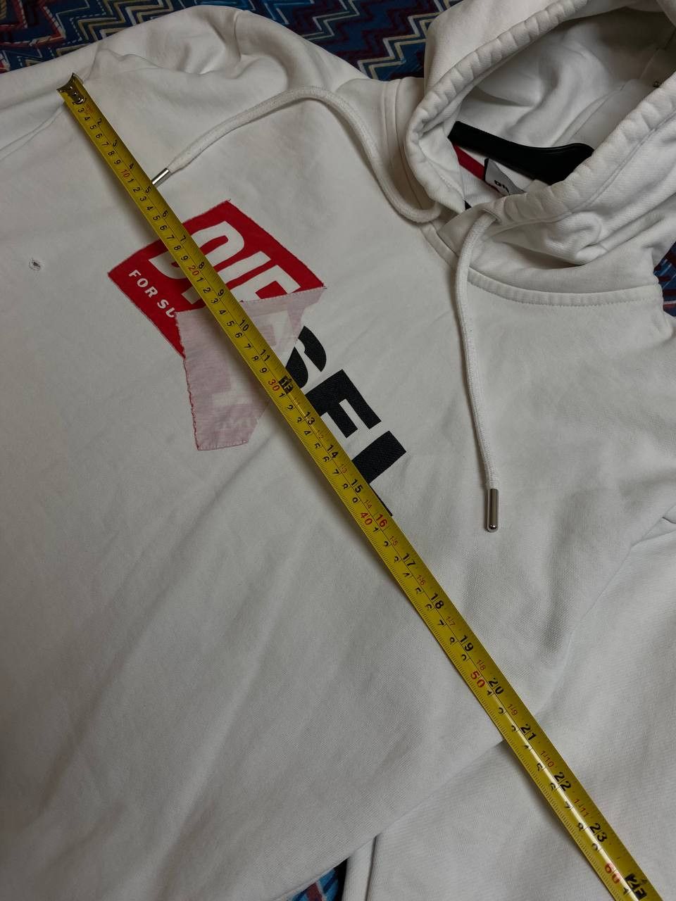 Diesel vintage streetwear Diesel big logo Sweatshirt hoodie Size US XXS / EU 40 - 14 Thumbnail