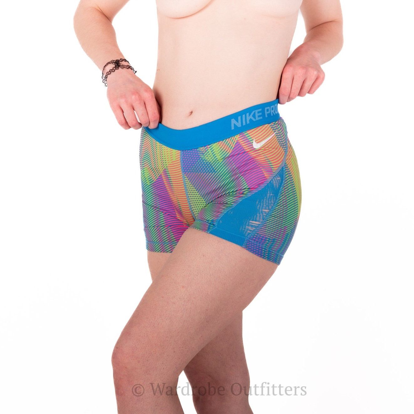 Nike NIKE PRO Dri-Fit Spandex Lycra Leggings Shorts Size 28" / US 6 / IT 42 - 1 Thumbnail