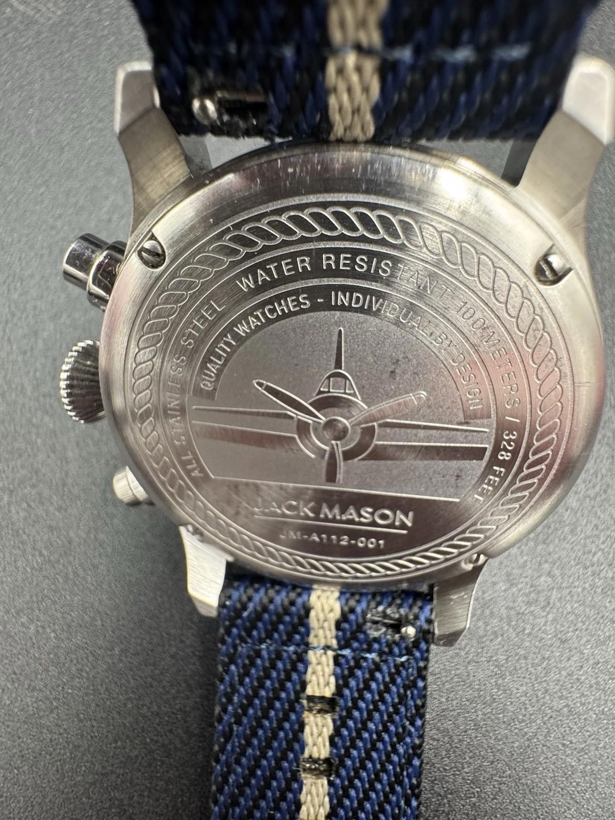Other Jack Mason Aviation Nylon Band Men's Analog Watch Luminous J Size ONE SIZE - 9 Thumbnail