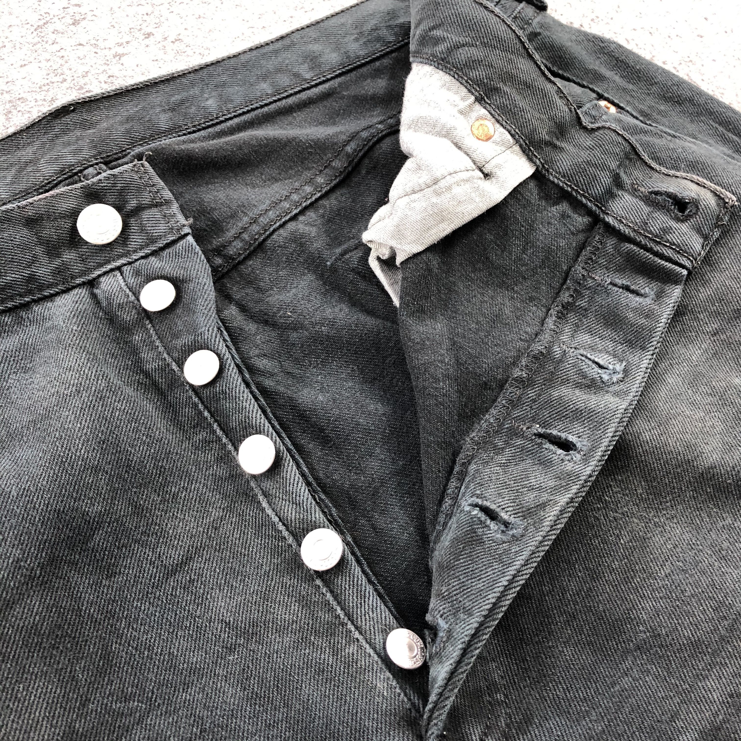Levi's Vintage 90s Levis 501 Earth Tone Jeans-JM1655 Size US 37 - 9 Thumbnail
