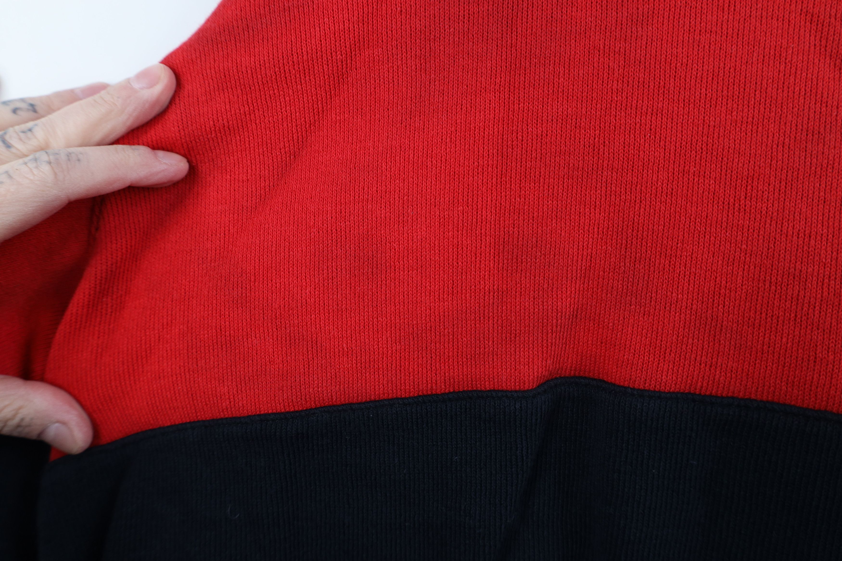 Marlboro Vintage 90s Marlboro Block Boxy Fit Knit Hal Zip Sweater Size L / US 10 / IT 46 - 11 Thumbnail