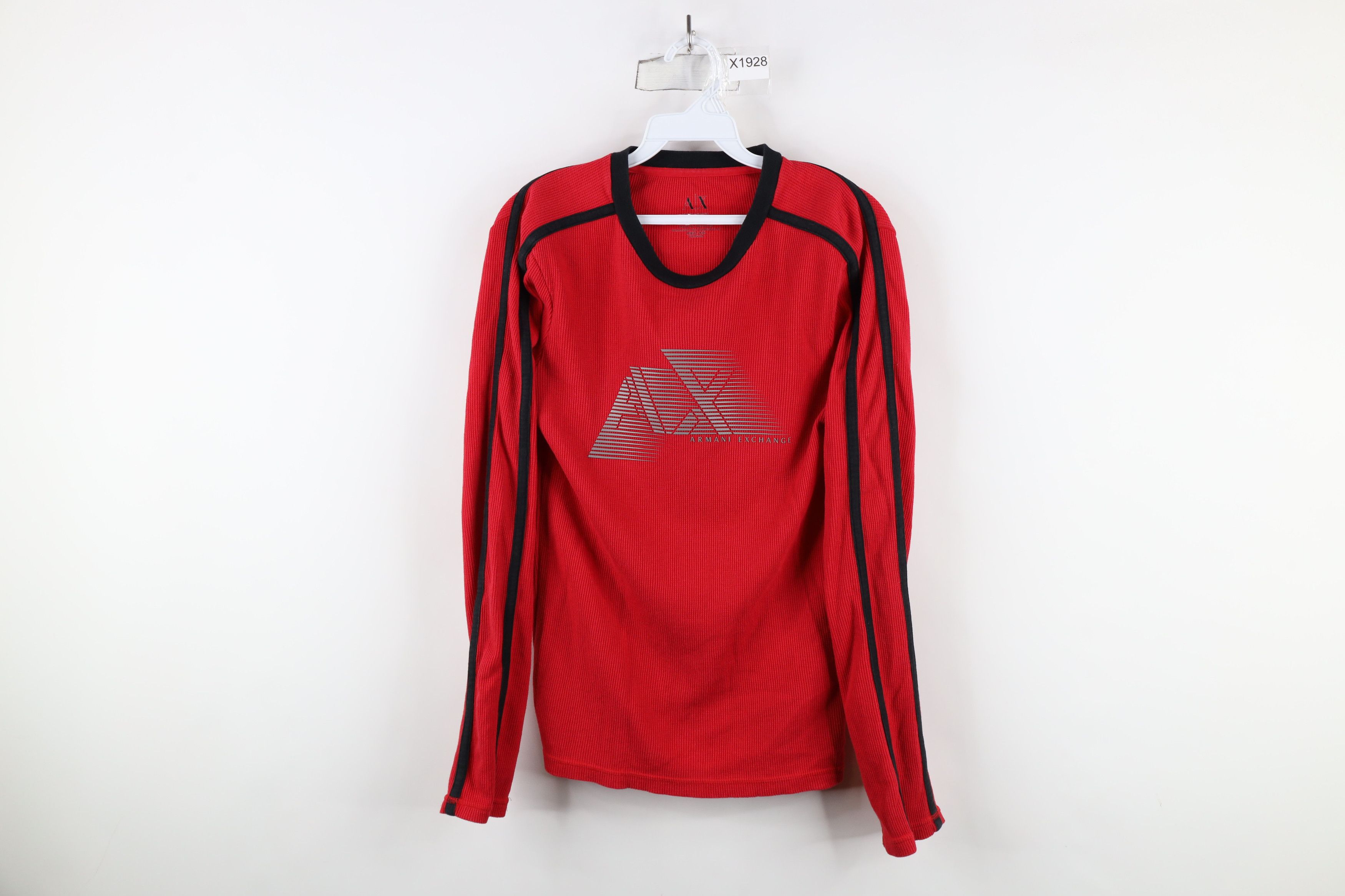 Armani Exchange × Vintage Armani Exchange Thermal Waffle Knit Long Sleeve T-Shirt Size US XS / EU 42 / 0 - 1 Thumbnail