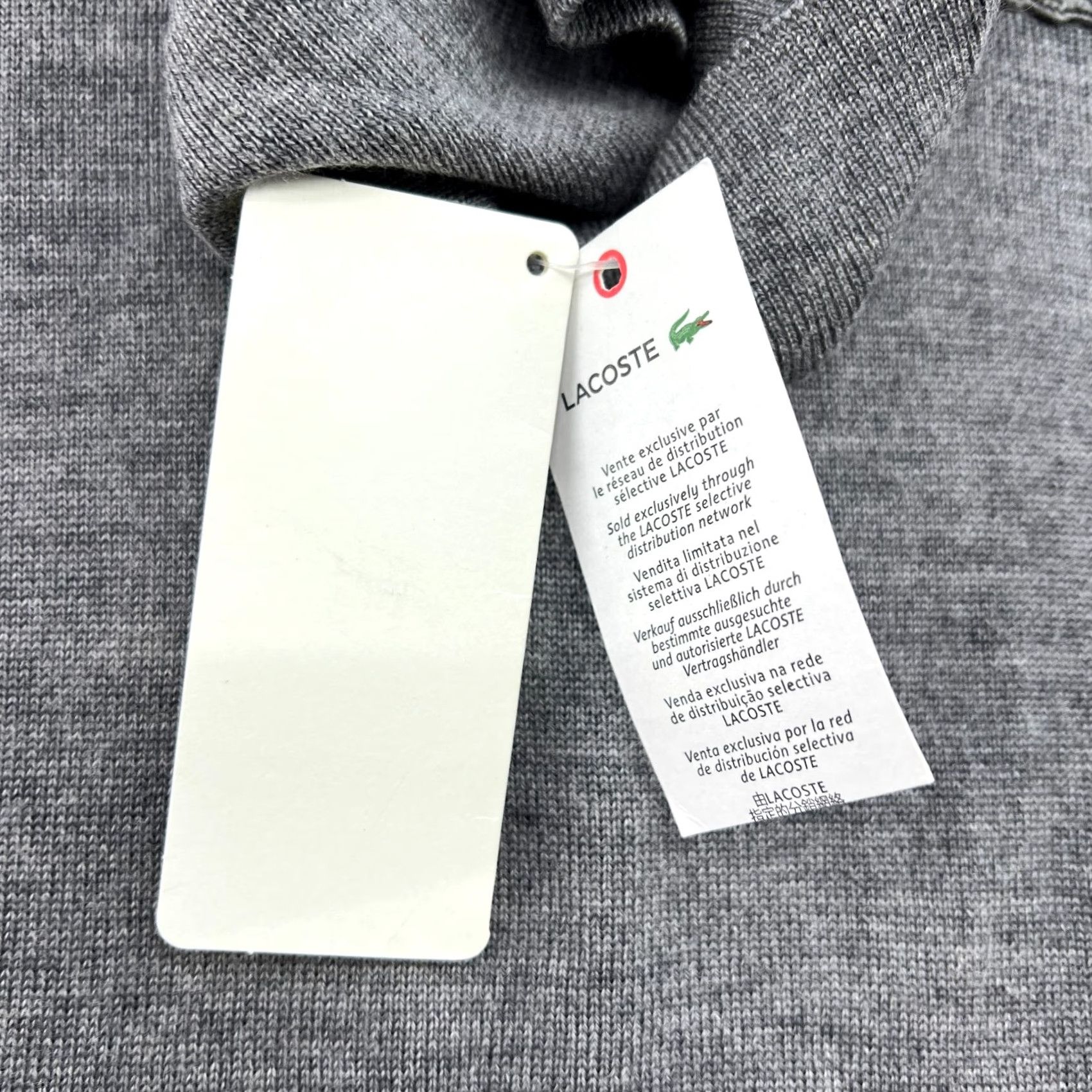 Lacoste Lacoste 100% Pure New Wool Jumper Mens 2XL Turtleneck Gray Pullover Woolmark Jumper Sweater Mens XXL Gray Woolmark Size US XXL / EU 58 / 5 - 5 Thumbnail