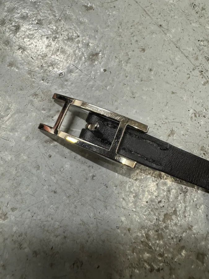 Hermes Hermes Behapi Black Leather Bracelet Size ONE SIZE - 8 Thumbnail