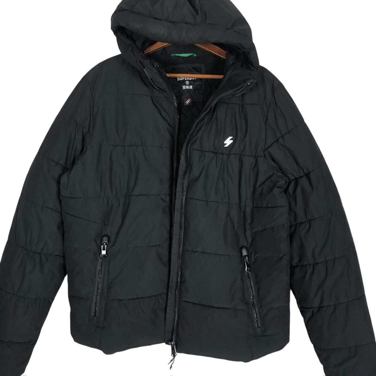 Superdry Vintage Superdry Hooded Puffer Down Jacket - Japanese Brand Size US M / EU 48-50 / 2 - 8 Thumbnail