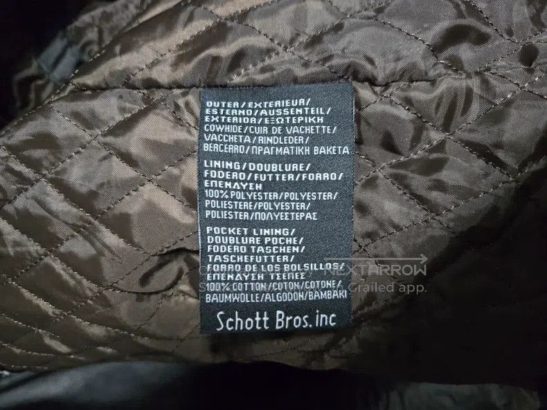Schott Schott Cowhide leather jacket Size US XXL / EU 58 / 5 - 8 Thumbnail