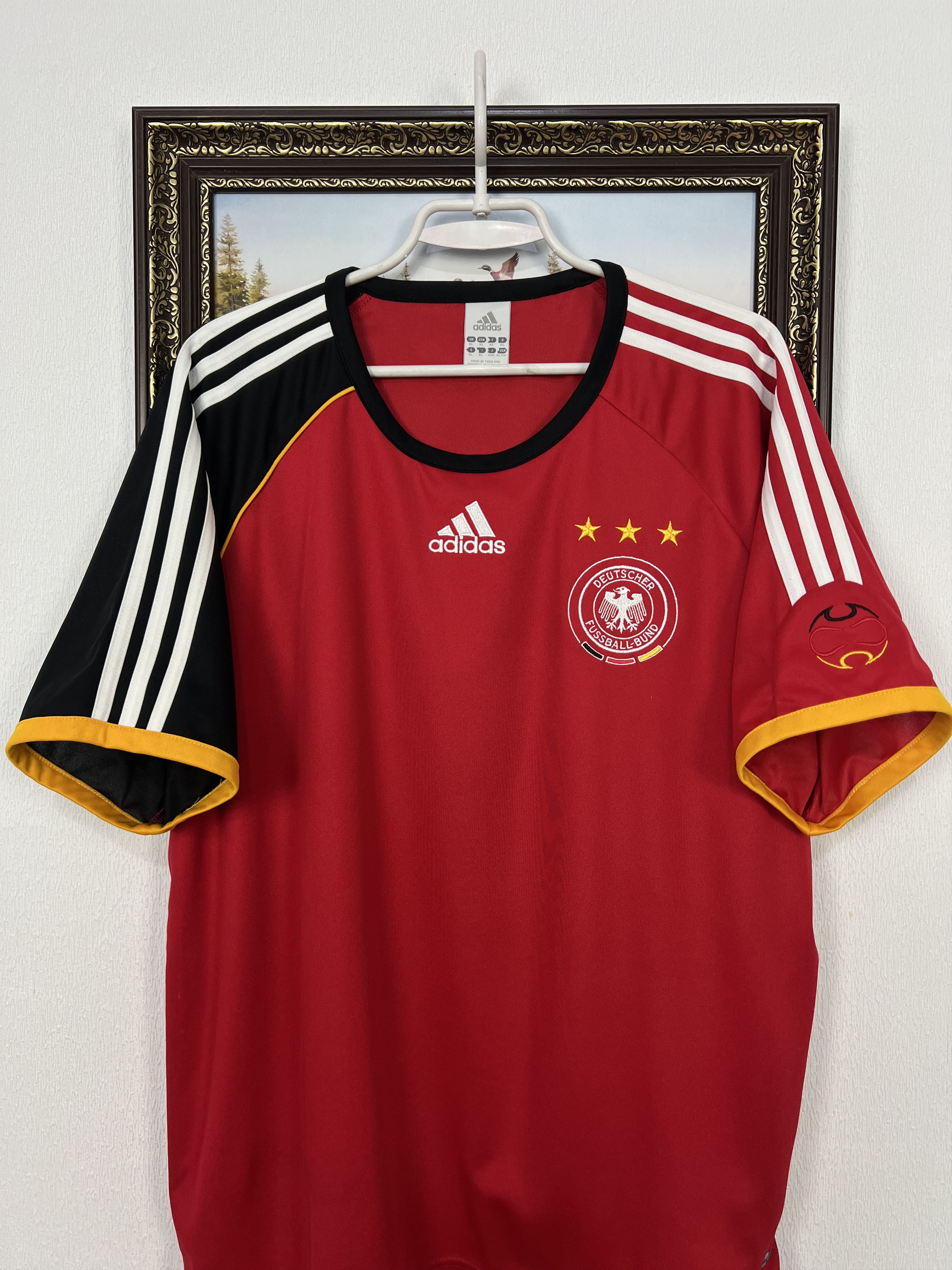 Adidas Germany Away football shirt 2005 Soccer Adidas Jersey Mens Size US XL / EU 56 / 4 - 2 Thumbnail