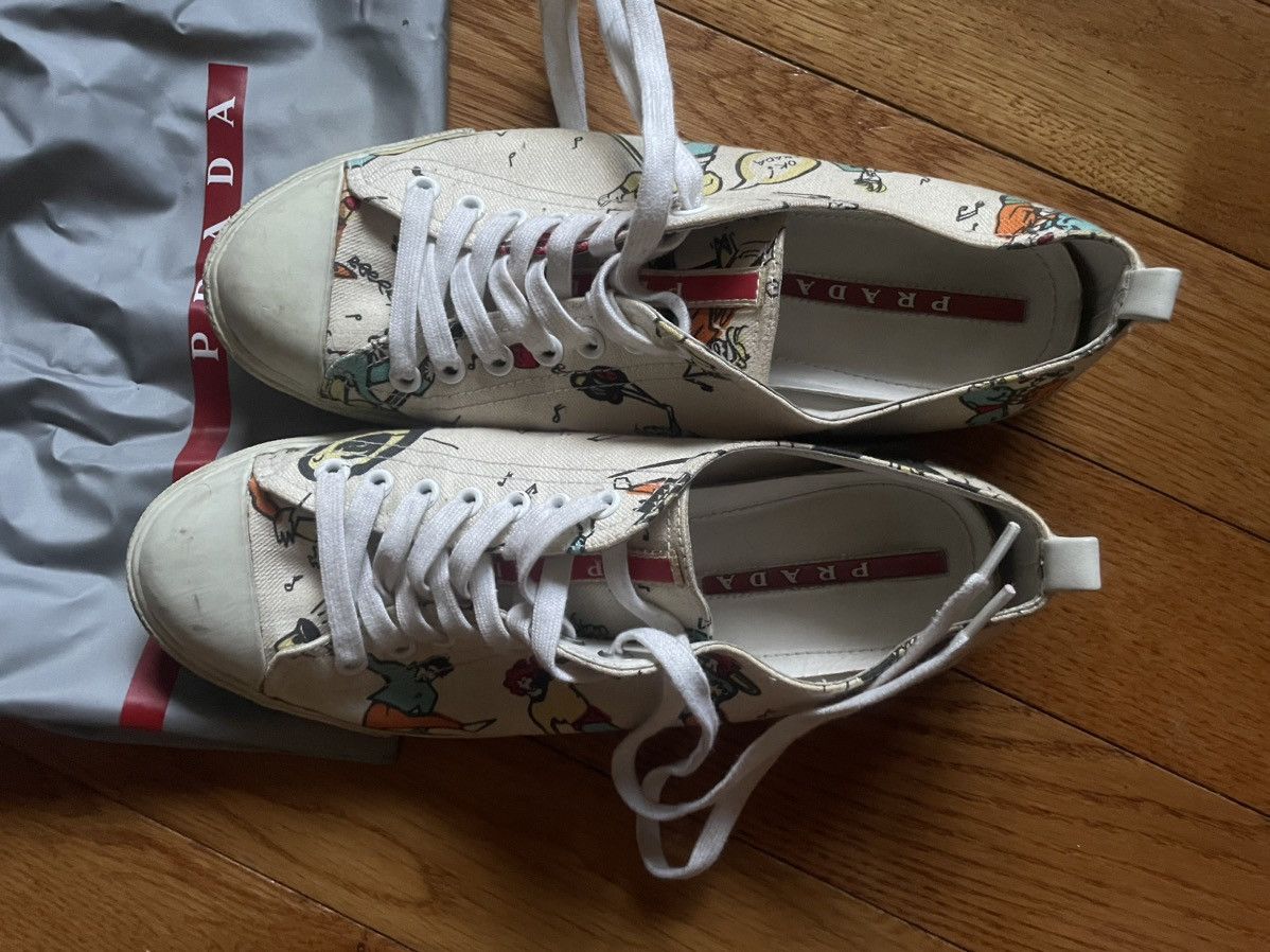 Prada MEN’S PRADA LOWTOP RUNWAY CHUCKS Size US 7 / EU 40 - 11 Thumbnail