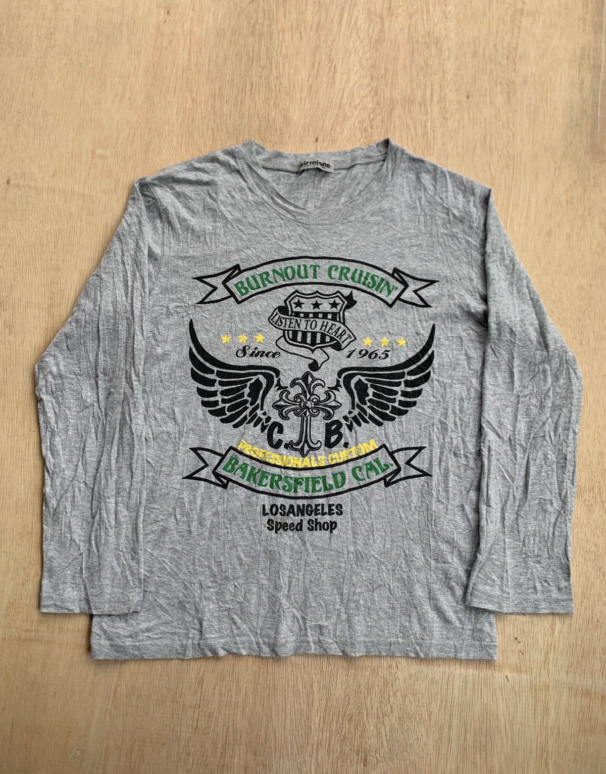 Hysteric Glamour × If Six Was Nine × Japanese Brand Y2k Sirmione Burnout Cruisin Longsleeve Size US M / EU 48-50 / 2 - 1 Thumbnail