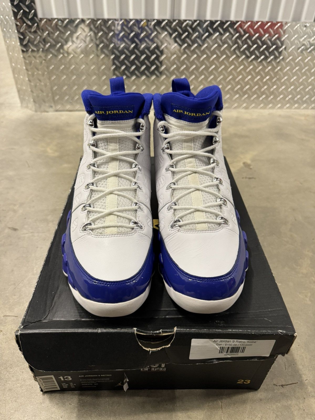 Jordan 9s “Lakers” ? 2.8.24 ? Jordan 9 Retro Kobe Bryant PE (2016) The Air  main image 3
