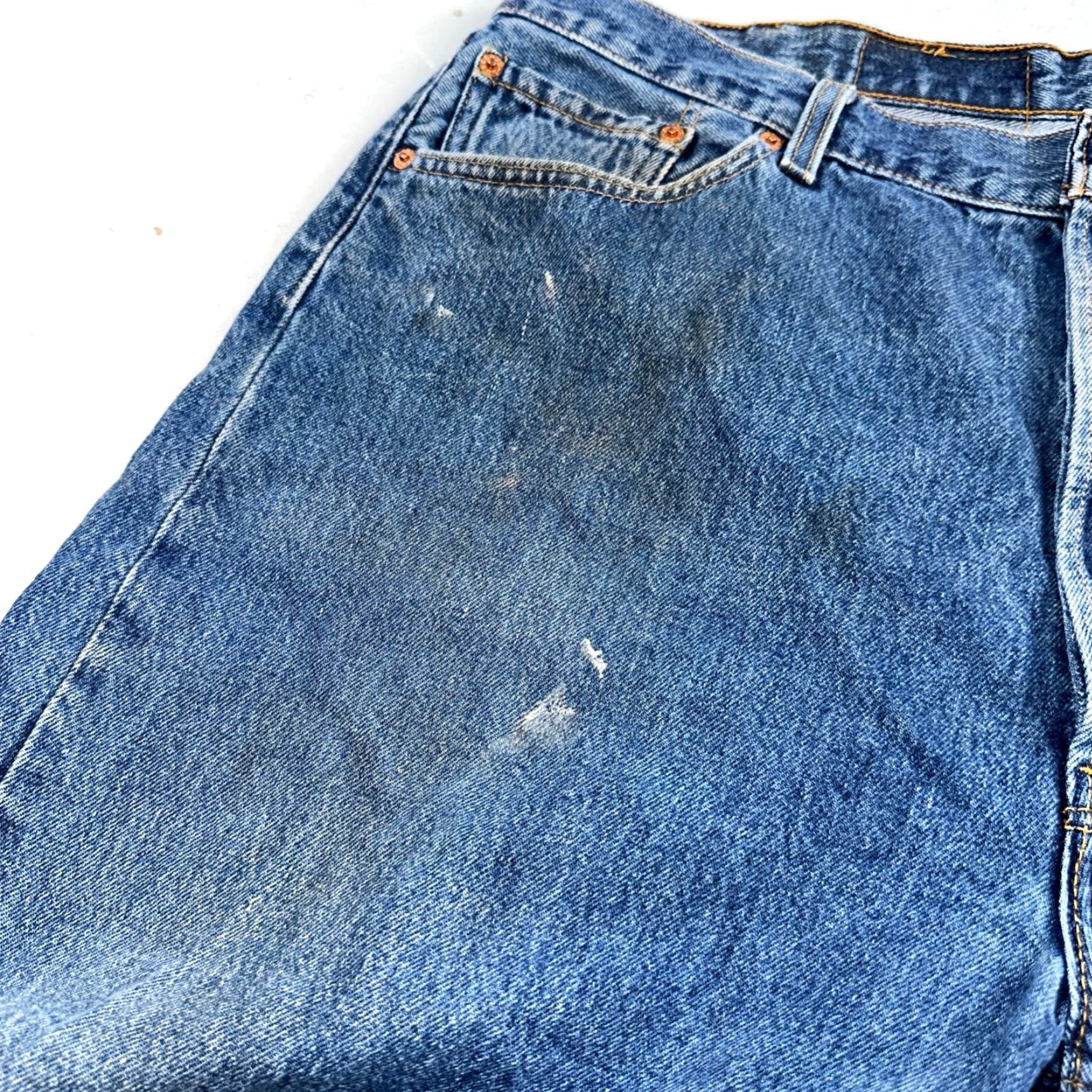Levi's VINTAGE Levi's 501 Jeans Straight Men 40x32 Blue Dark Wash 90s USA Denim 501 Series Classic Mid Rise Buttons Size US 40 / EU 56 - 6 Thumbnail