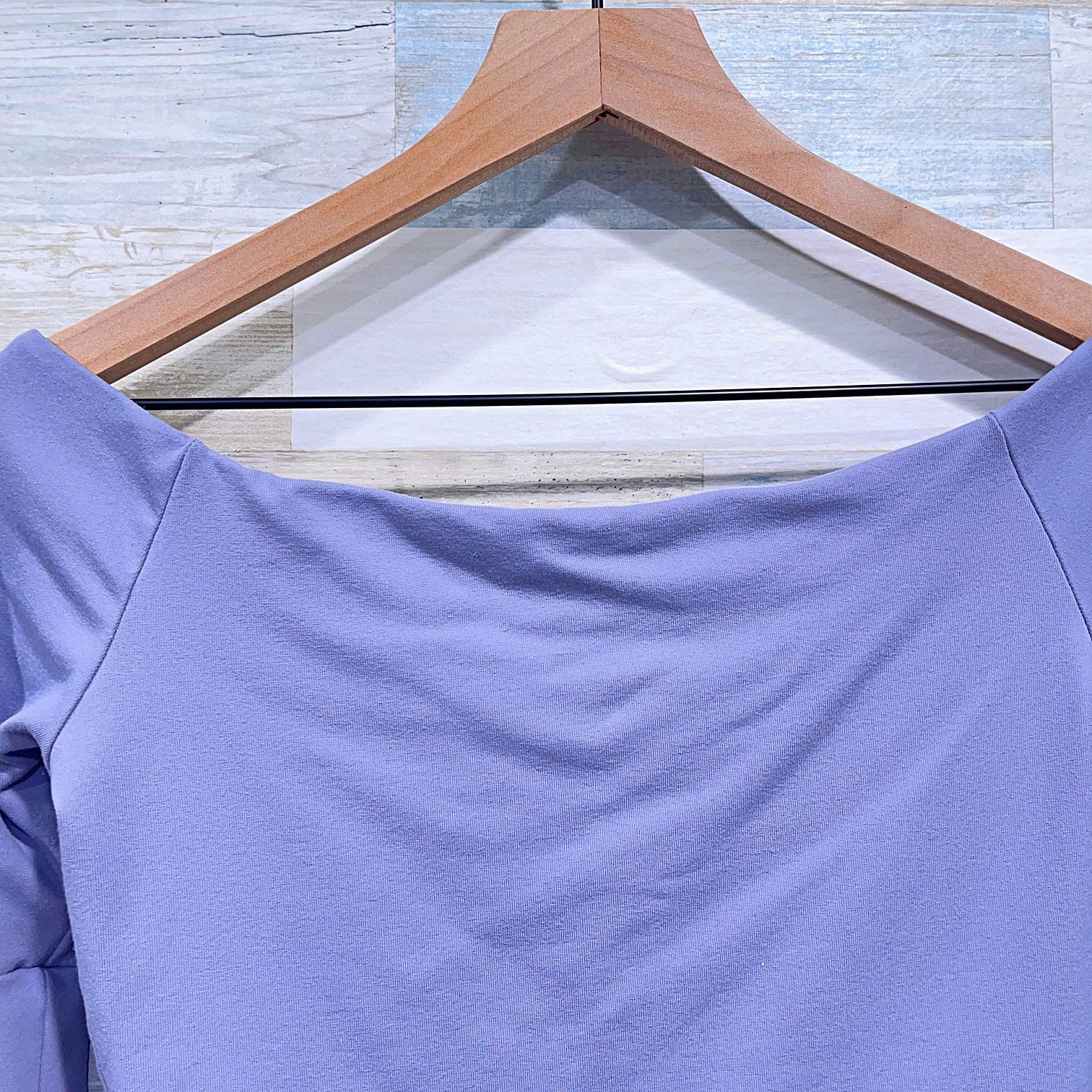 Susana Monaco Susana Monaco Off The Shoulder Slit Bell Sleeve Blouse Gray Size S / US 4 / IT 40 - 5 Thumbnail