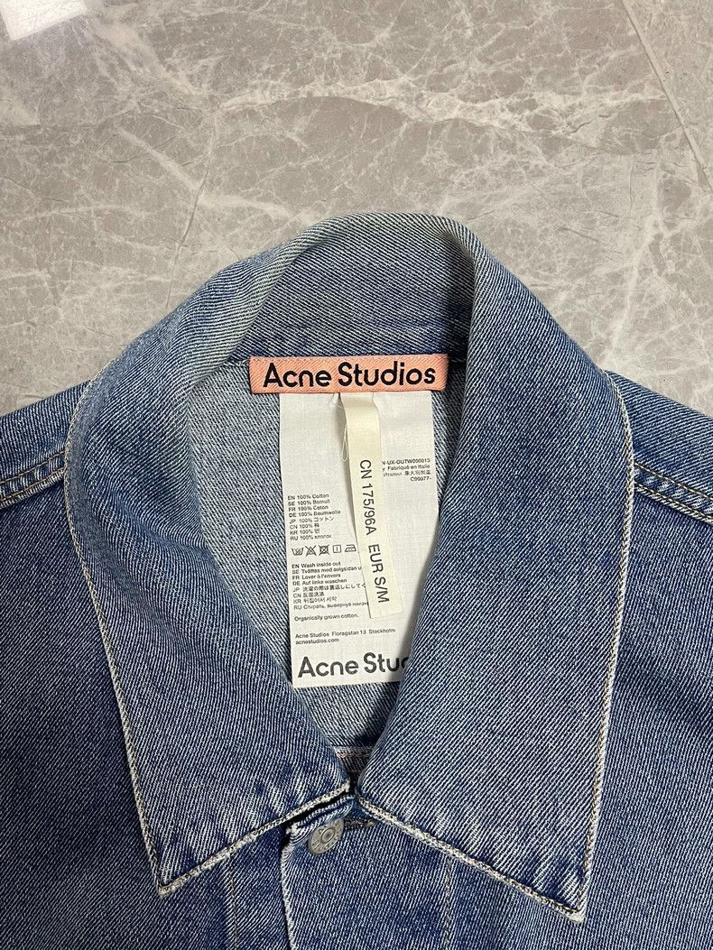 Acne Studios acne studiosVintage blue silhouette denim jacket 2503-Nexta Size US M / EU 48-50 / 2 - 2 Thumbnail