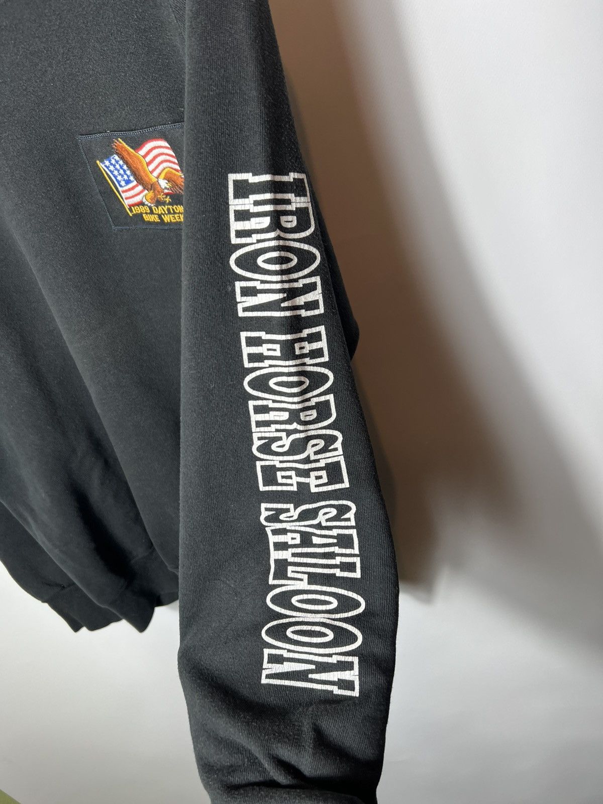 Daytona Vintage Iron Horse Saloon 1991 Daytona Bike Week Sweatshirt Size US L / EU 52-54 / 3 - 4 Thumbnail