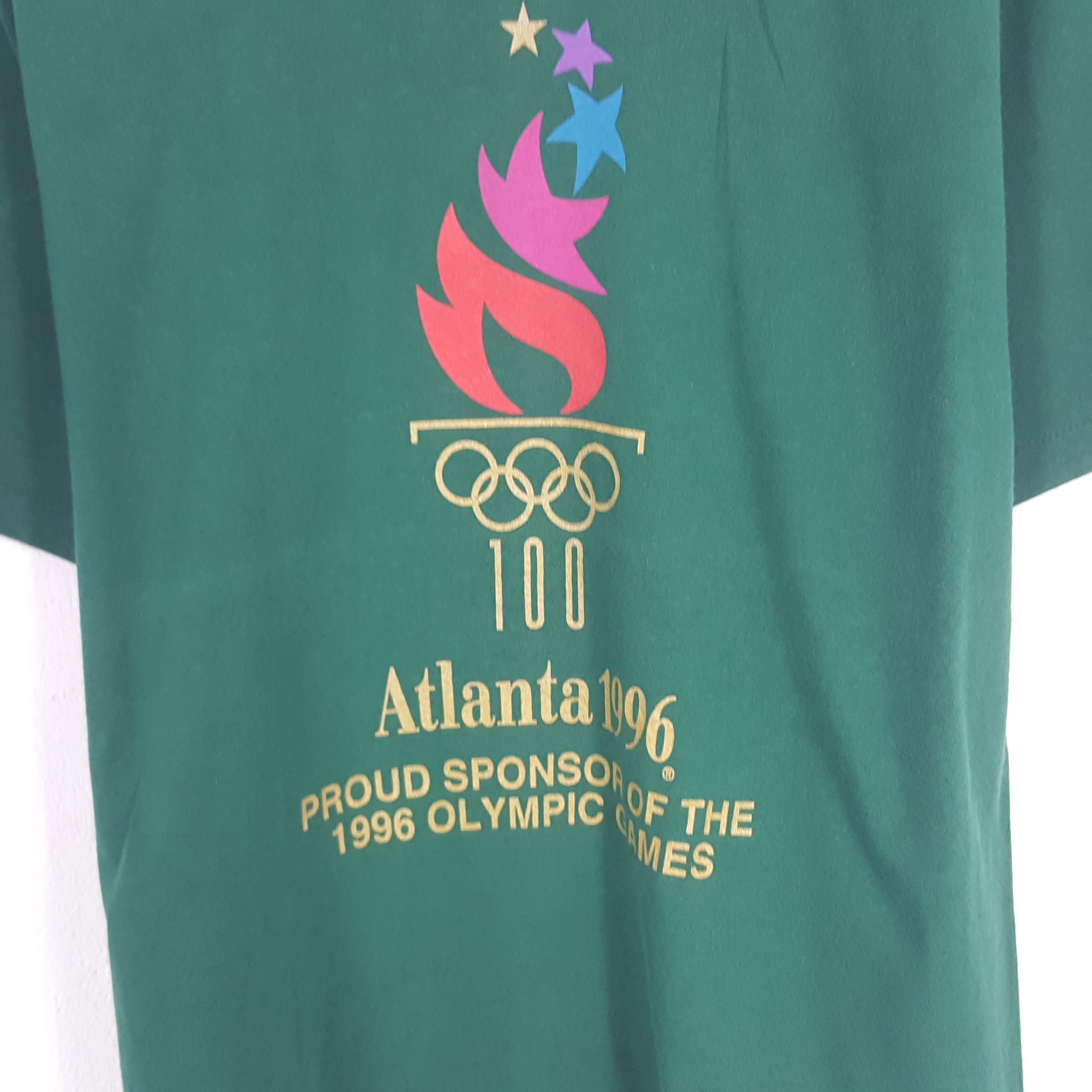 USA Olympics × Vintage Vintage Olympic Atlanta 1996 Tshirt Size US L / EU 52-54 / 3 - 2 Thumbnail