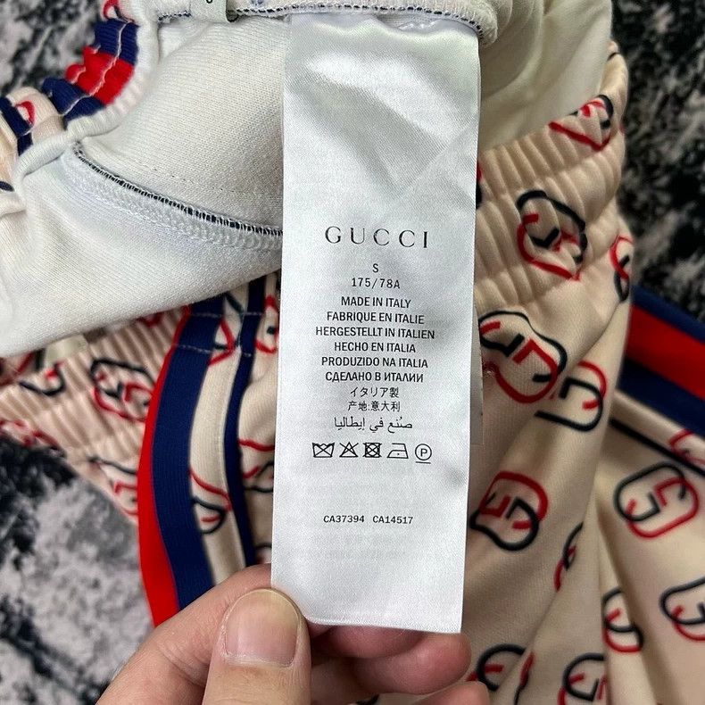 Gucci Gucci SizeS Double G full-printed logo elastic waist knitte Size US 29 - 4 Thumbnail