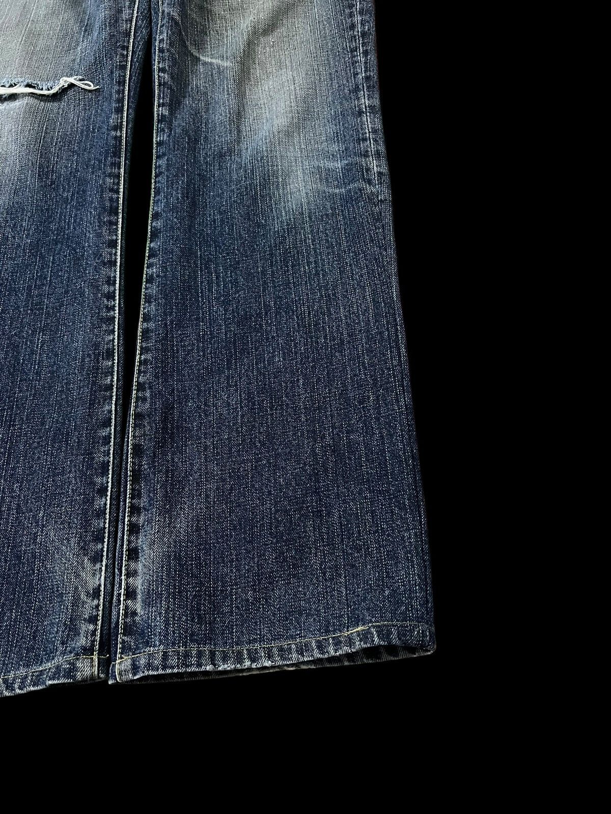 Levi's × Levi's Vintage Clothing Vintage Levis 537 Faded Distress Jeans Size US 33 - 4 Thumbnail