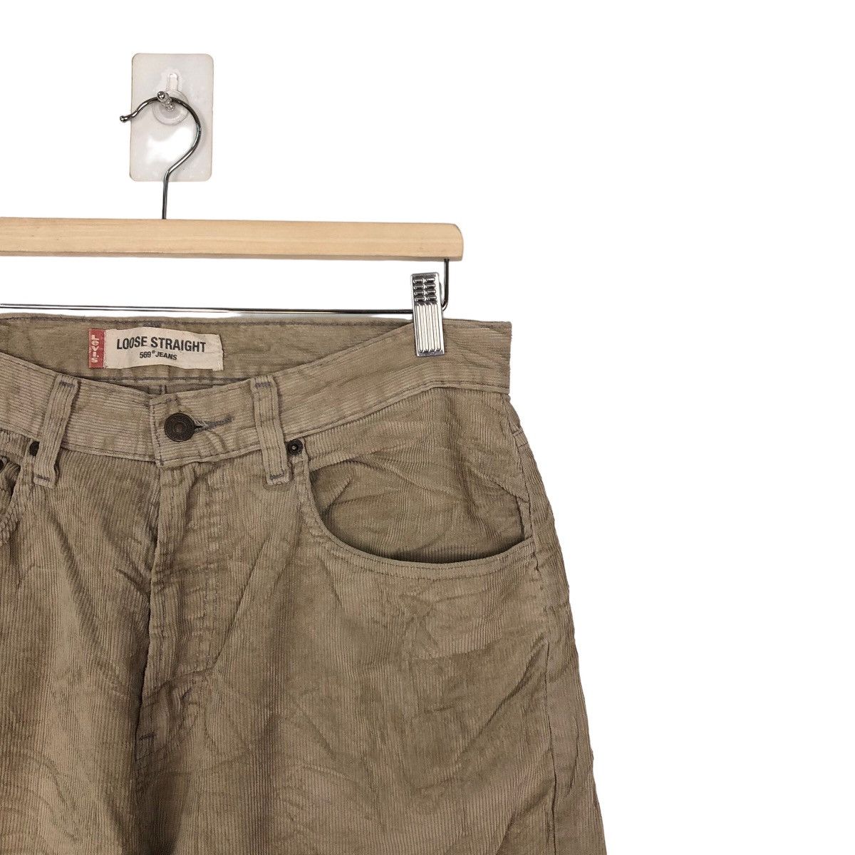 Levi's VINTAGE CORDUROY PANTS LEVI’S LOOSE STRAIGHT 569 JEANS Size US 31 - 4 Thumbnail