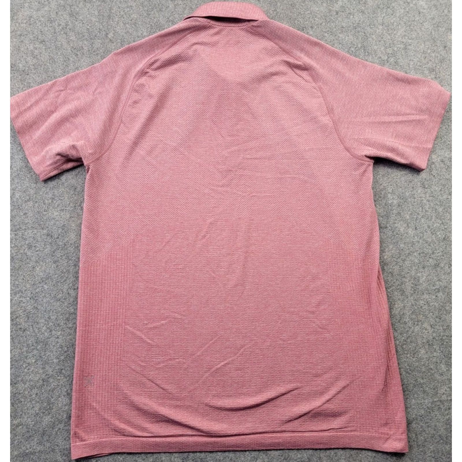 Lululemon Lululemon Polo Shirt Mens Medium Pink Short Sleeve Active Casual Golf Stretch Size US M / EU 48-50 / 2 - 6 Thumbnail
