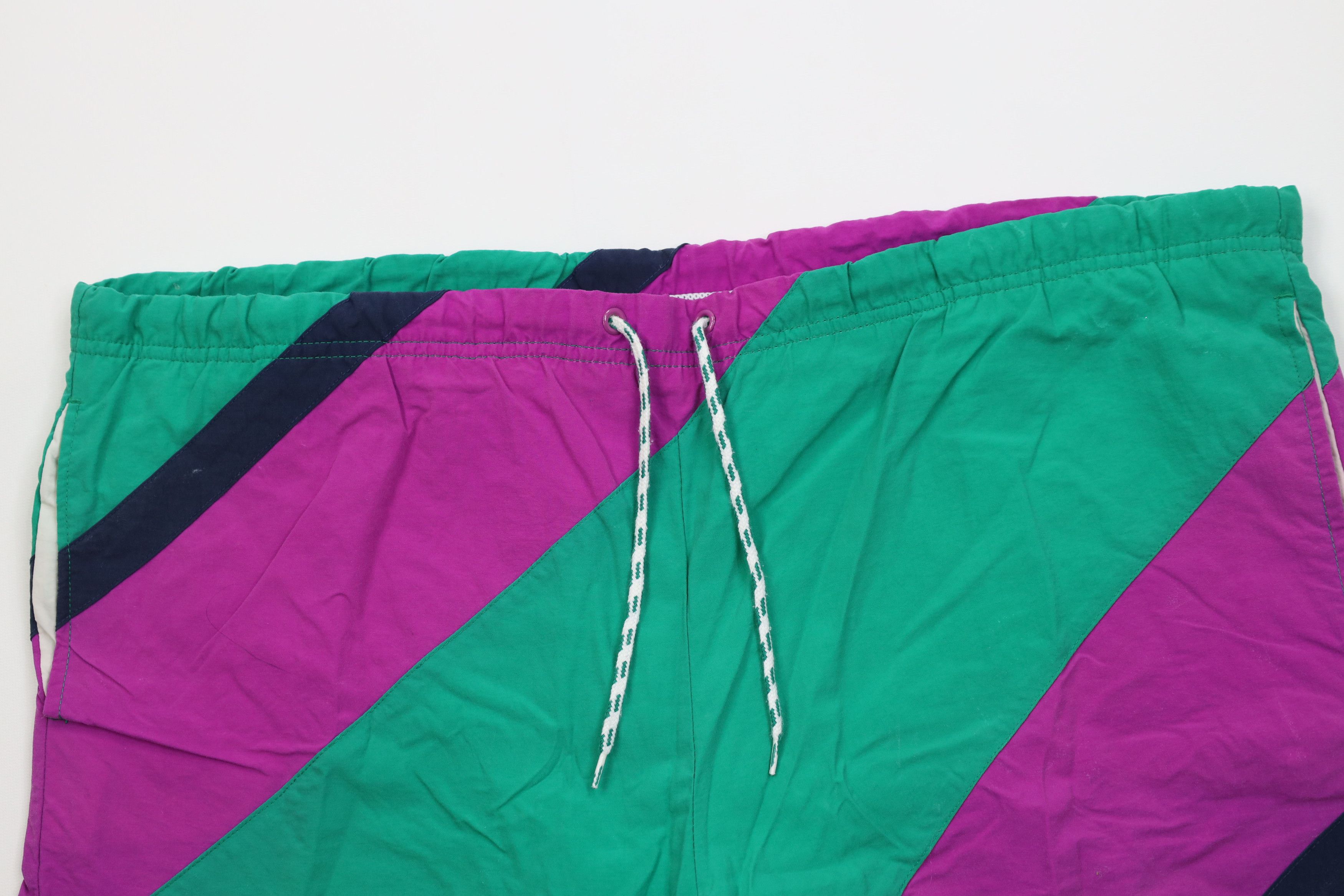 Nautica AS IS Vintage 90s Nautica Beach Sailing Lined Shorts Trunks Size US 38 / EU 54 - 2 Thumbnail