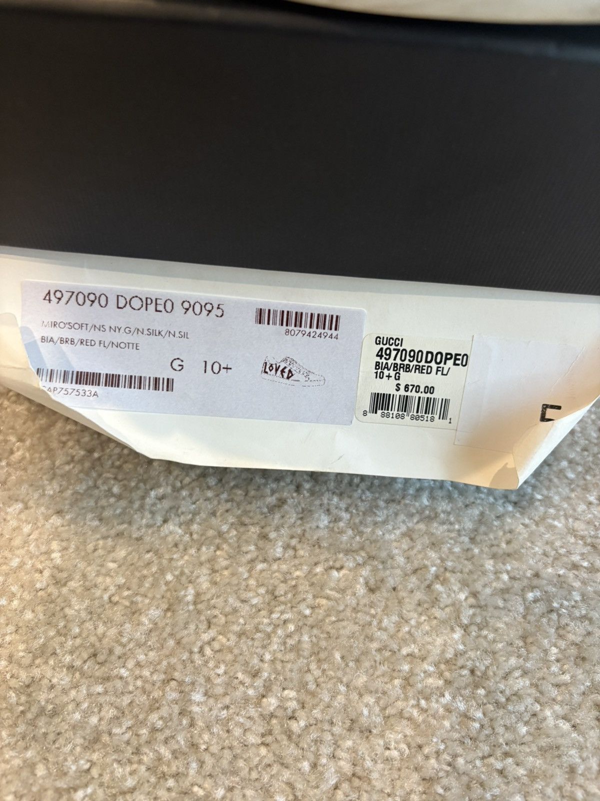 Gucci Gucci sneaker Size US 10.5 / EU 43-44 - 2 Thumbnail