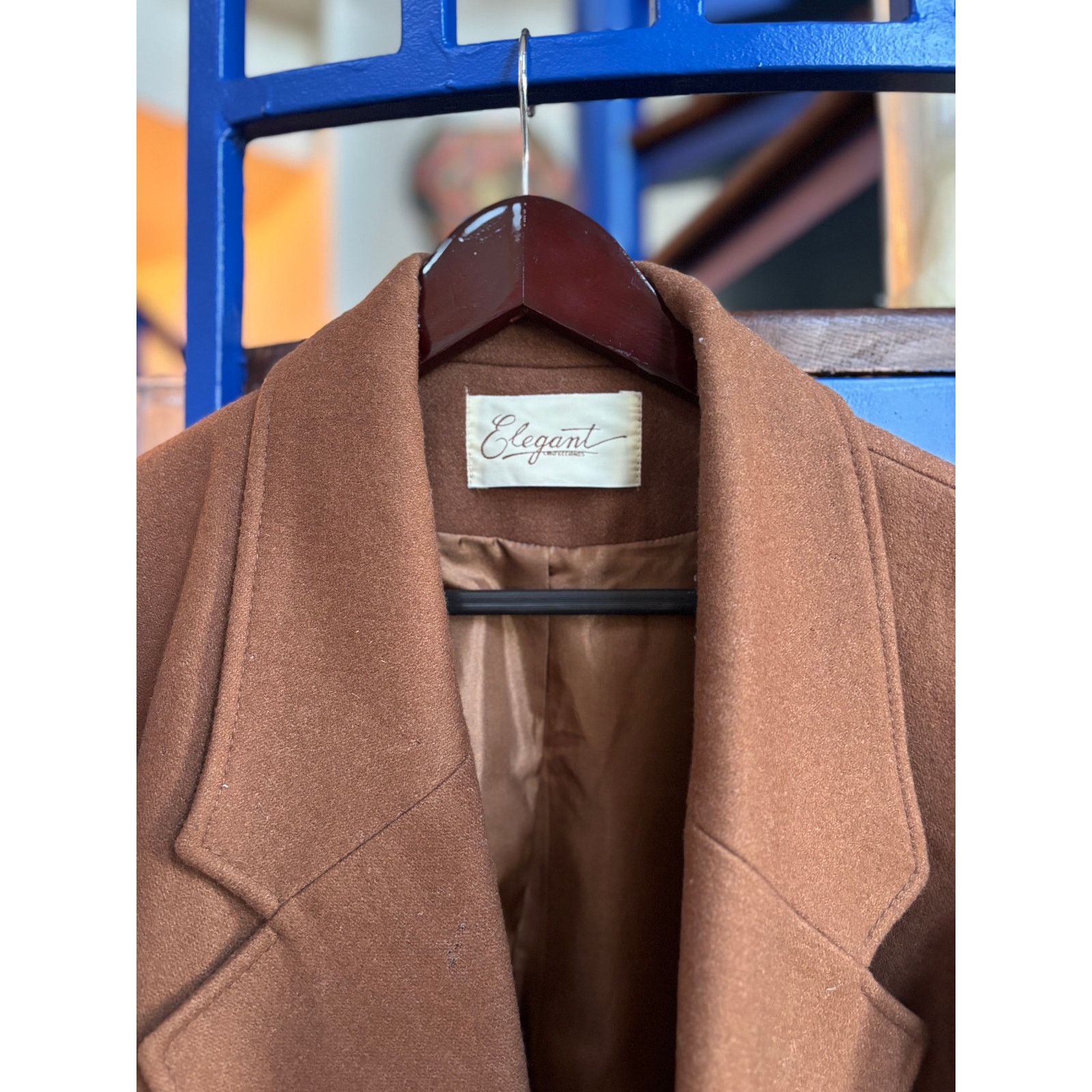 Vintage Elegant Collection Brown Double Breasted Coat Size 44 Size US M / EU 48-50 / 2 - 3 Thumbnail