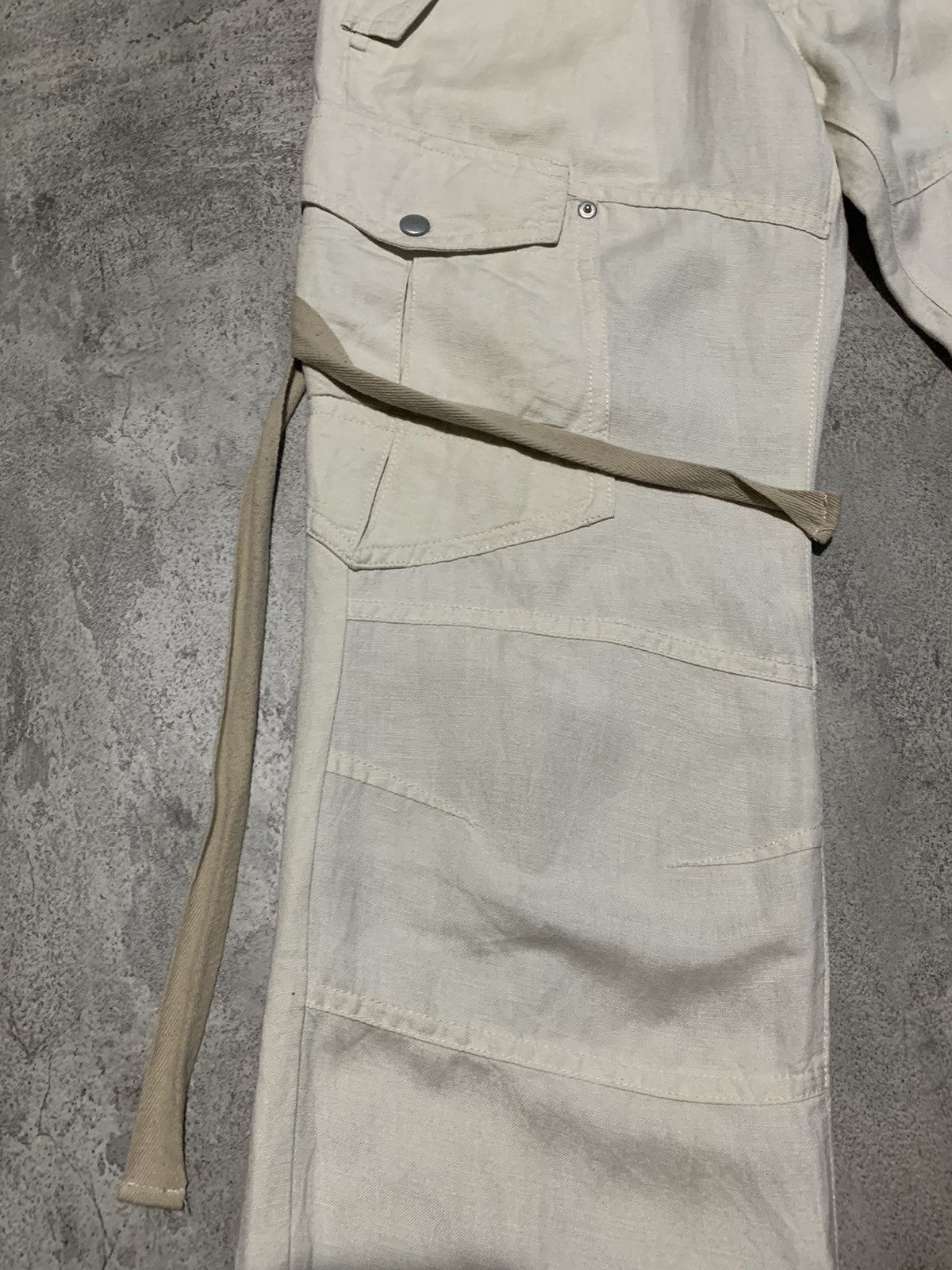 Tornado Mart Tornado Mart Japan bondage flared cargo pants Size US 29 - 4 Thumbnail