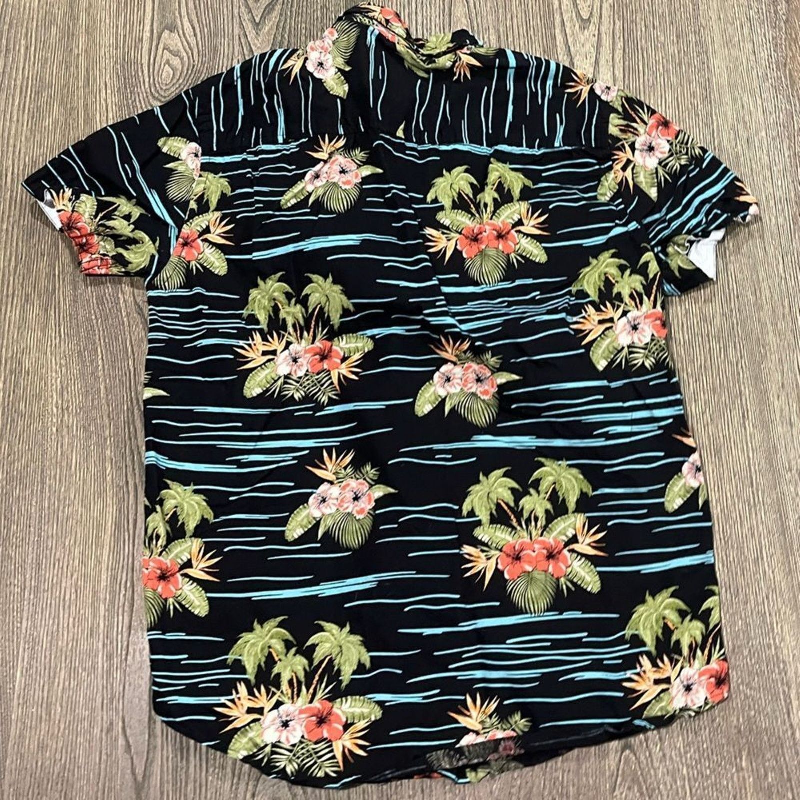 Vintage Eight Avenue Mens Short Sleeve Hawaiian Shirt Button Up S Size US S / EU 44-46 / 1 - 2 Thumbnail