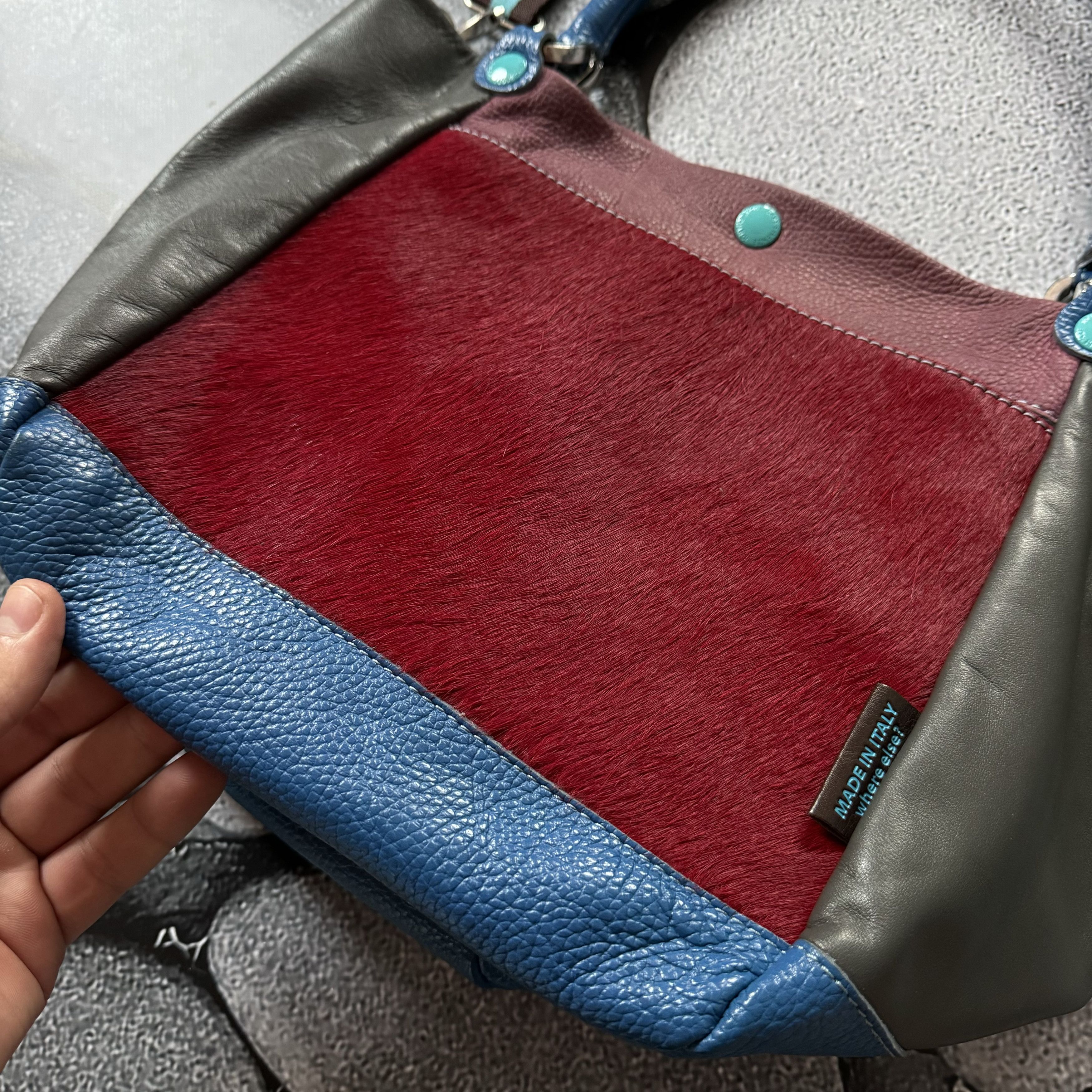 Vintage GABS FIRENZE I LOVE CHANGE VINTAGE LEATHER SHOULDER BAG 2IN1 Size ONE SIZE - 3 Thumbnail