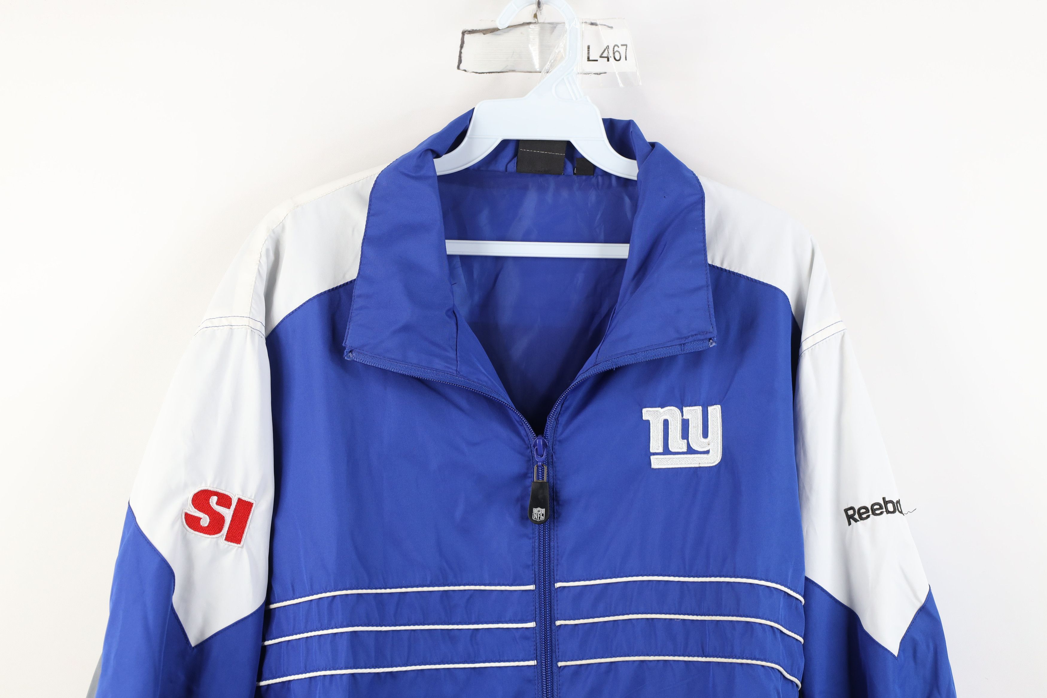 Reebok Vintage Reebok New York Giants Football Windbreaker Jacket Size US XL / EU 56 / 4 - 2 Thumbnail