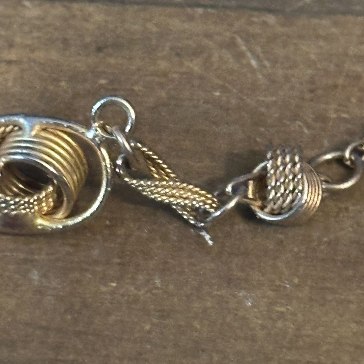 Vintage Vintage gold tone ribbon knot necklace Size ONE SIZE - 7 Thumbnail