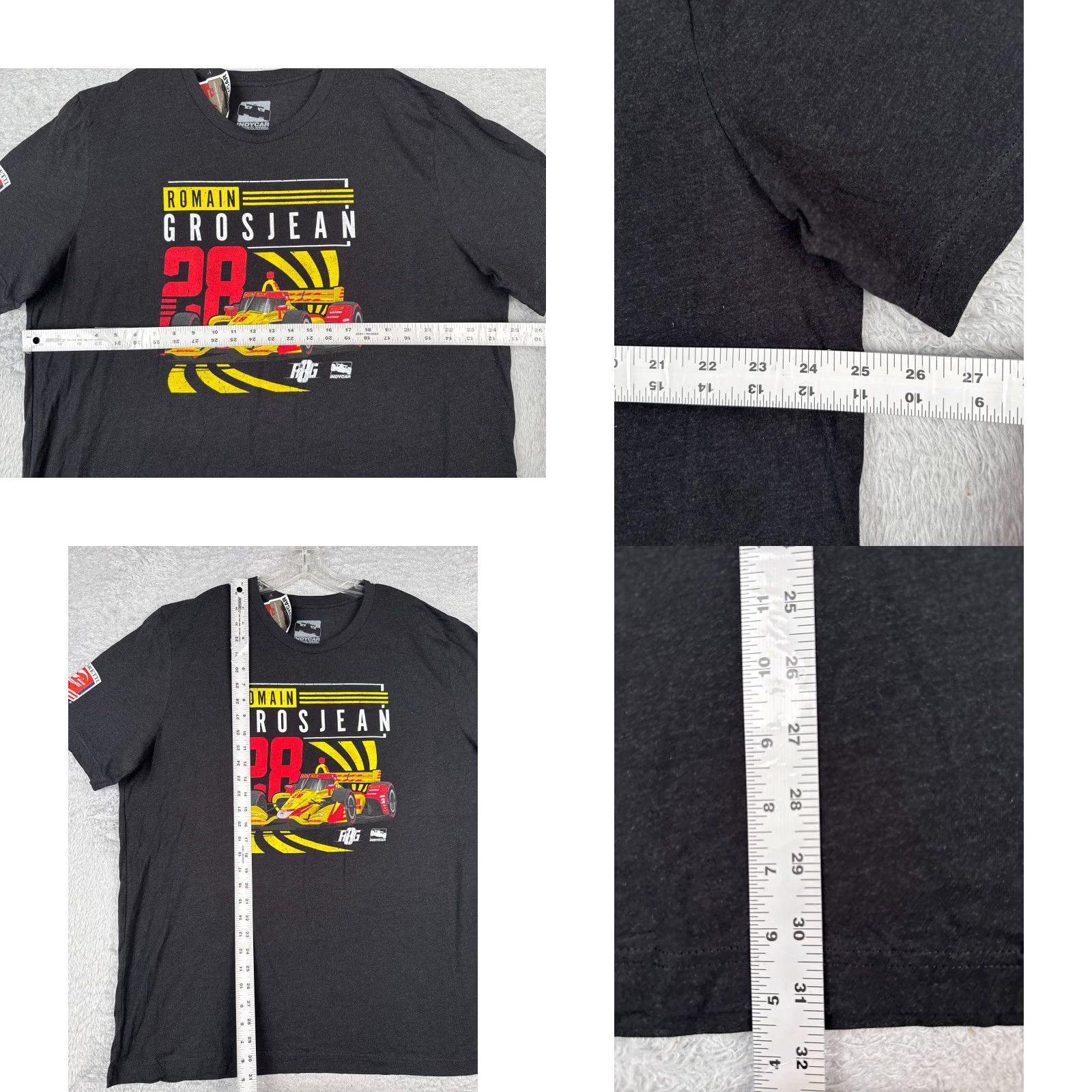 Vintage Legends Global Merchandise Indycar Shirt Men 2XL Black Short Sleeve Racing Logo Indycars Indy Racing Vehicle 2020s Mens Size US XXL / EU 58 / 5 - 8 Thumbnail