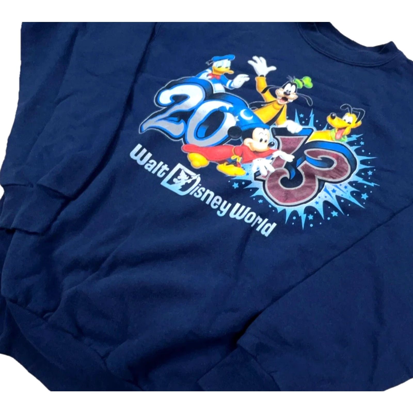 Disney VINTAGE Disney Sweatshirt Men Small Crew Neck Sweater Walt World Mickey 2013 Size US S / EU 44-46 / 1 - 2 Thumbnail
