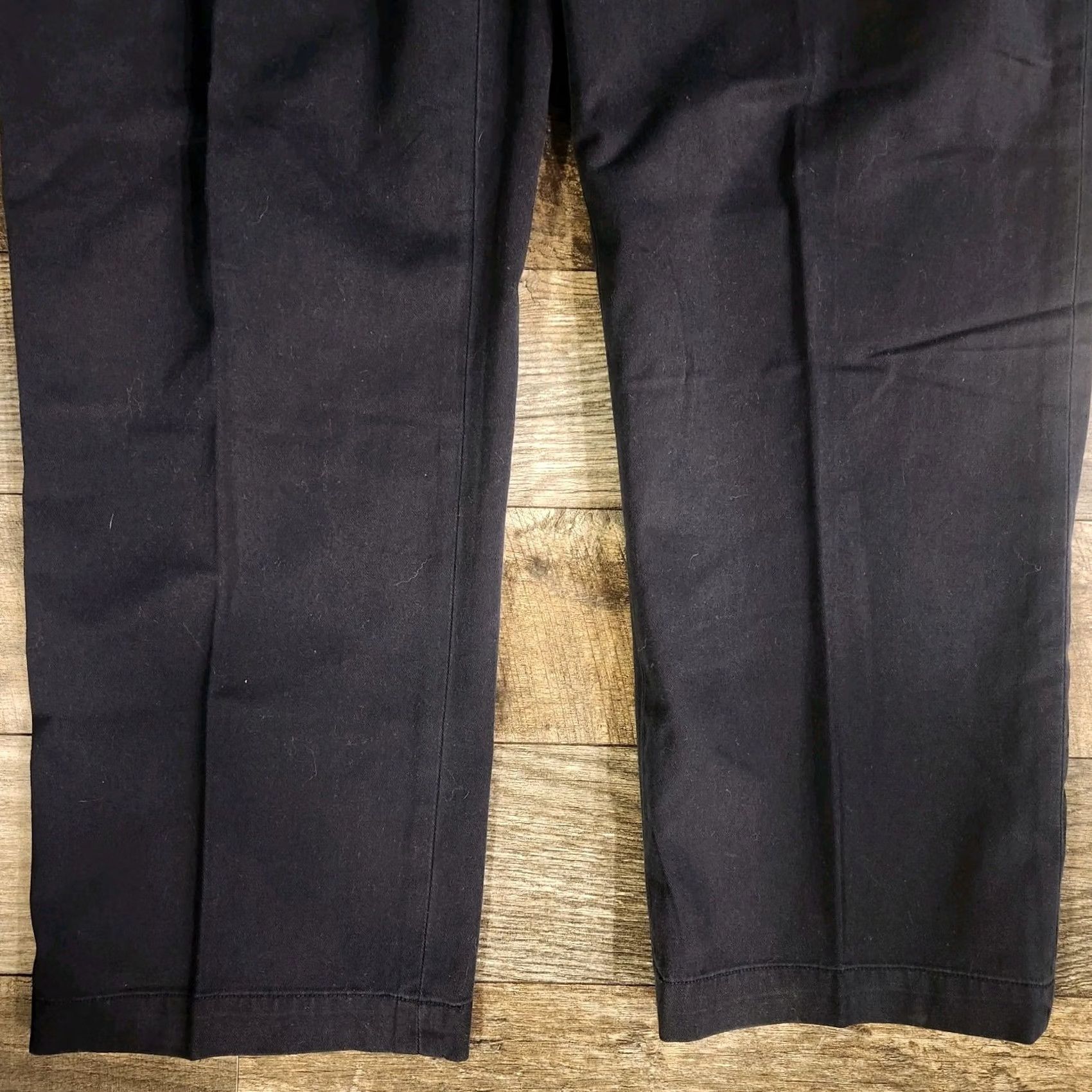 Polo Ralph Lauren Vintage Polo Ralph Lauren Pants 40x30 Navy Classic Pleated Chino New! Mens Size US L / EU 52-54 / 3 - 2 Thumbnail