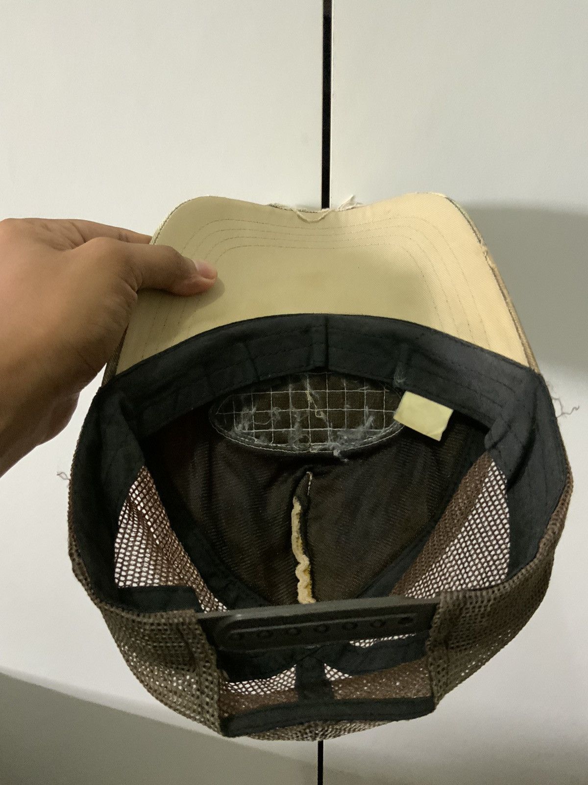 Japanese Brand Rock the Party Camoflauge Distressed Woodland Trucker Hat Size ONE SIZE - 10 Thumbnail