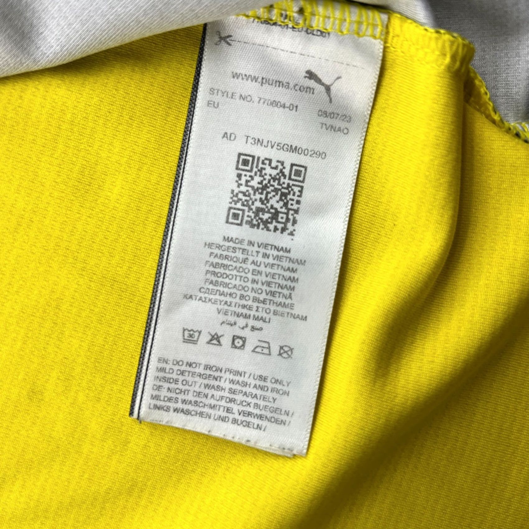 Puma PUMA Borussia Dortmund 2023 2024 Home Reus #11 Mens XL Football Jersey Shirt Yellow Short Sleeve T-Shirt Athletic Jersey Sports Football Mens Size US XL / EU 56 / 4 - 4 Thumbnail