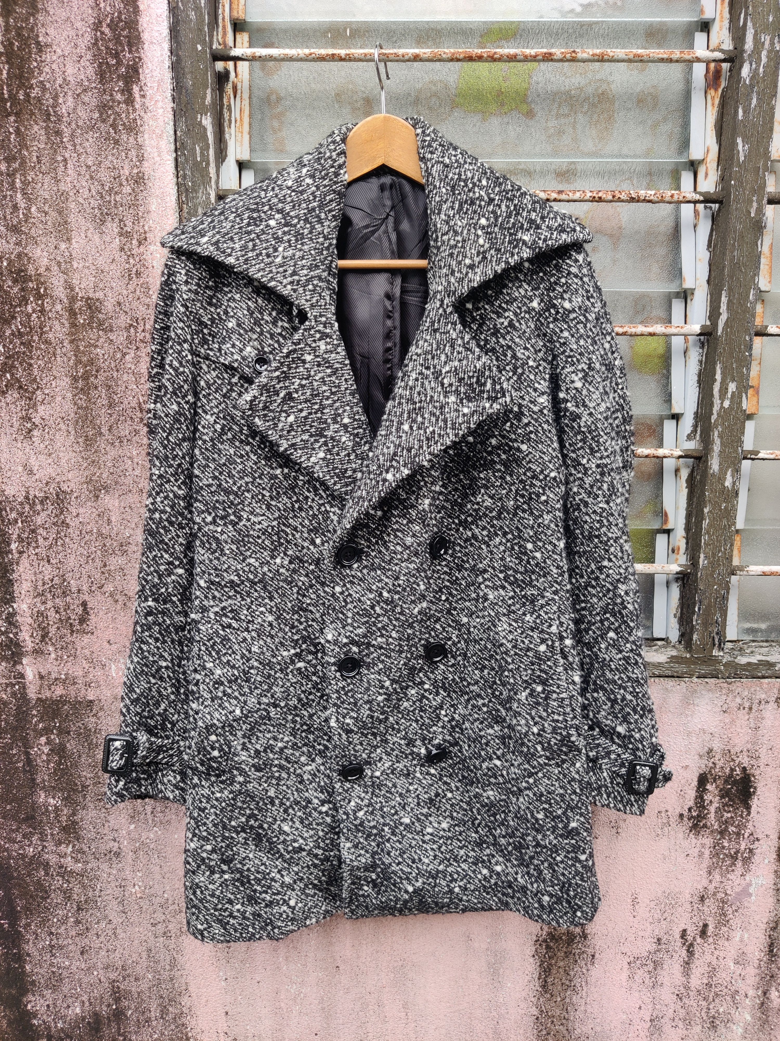 semanticdesign Vintage Semantic Design Punk Tweed Jacket Size US S / EU 44-46 / 1 - 1 Thumbnail