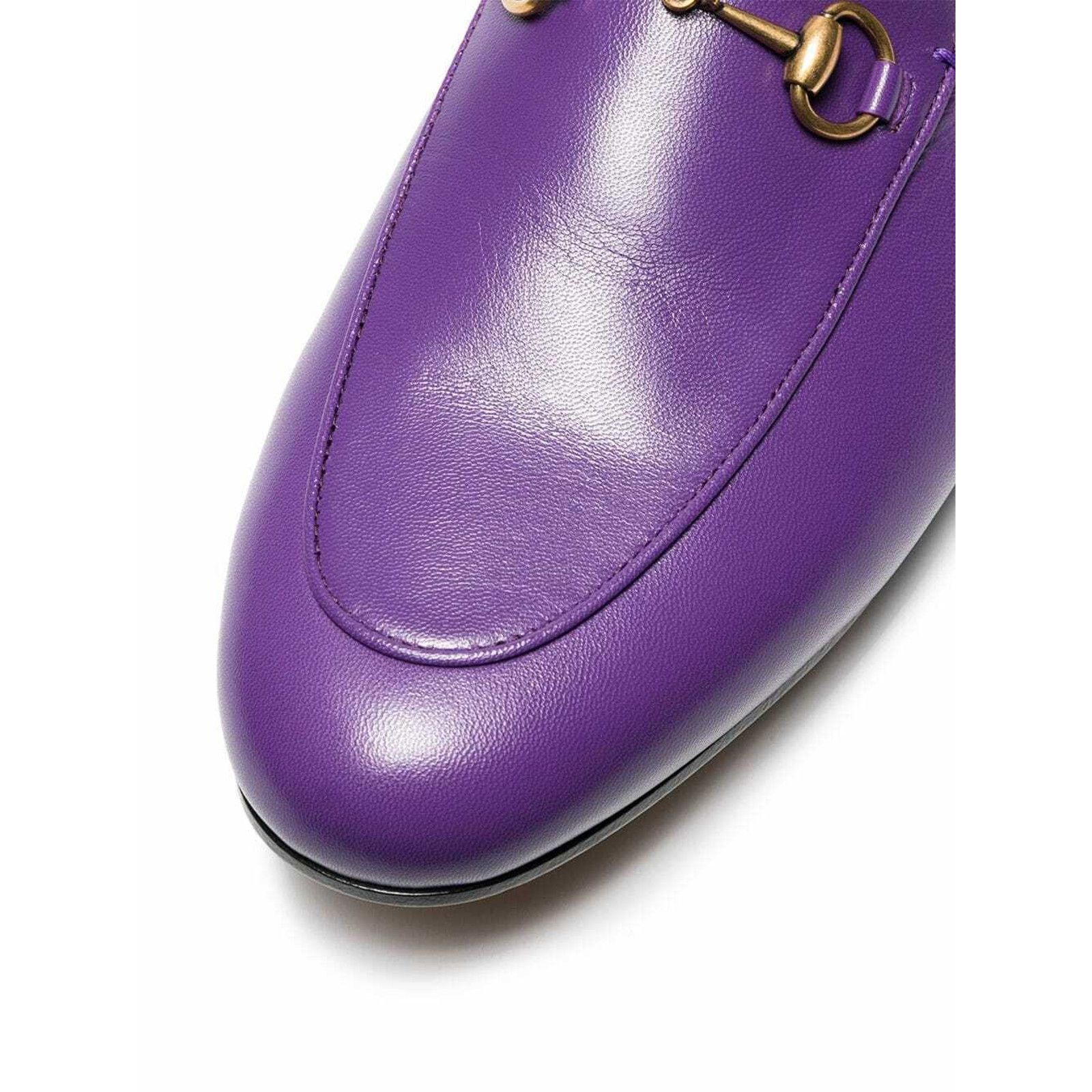 Gucci Princetown Leather Fur Loafer Slide Mule Slipper Flat 36 Size US 6 / IT 36 - 7 Thumbnail