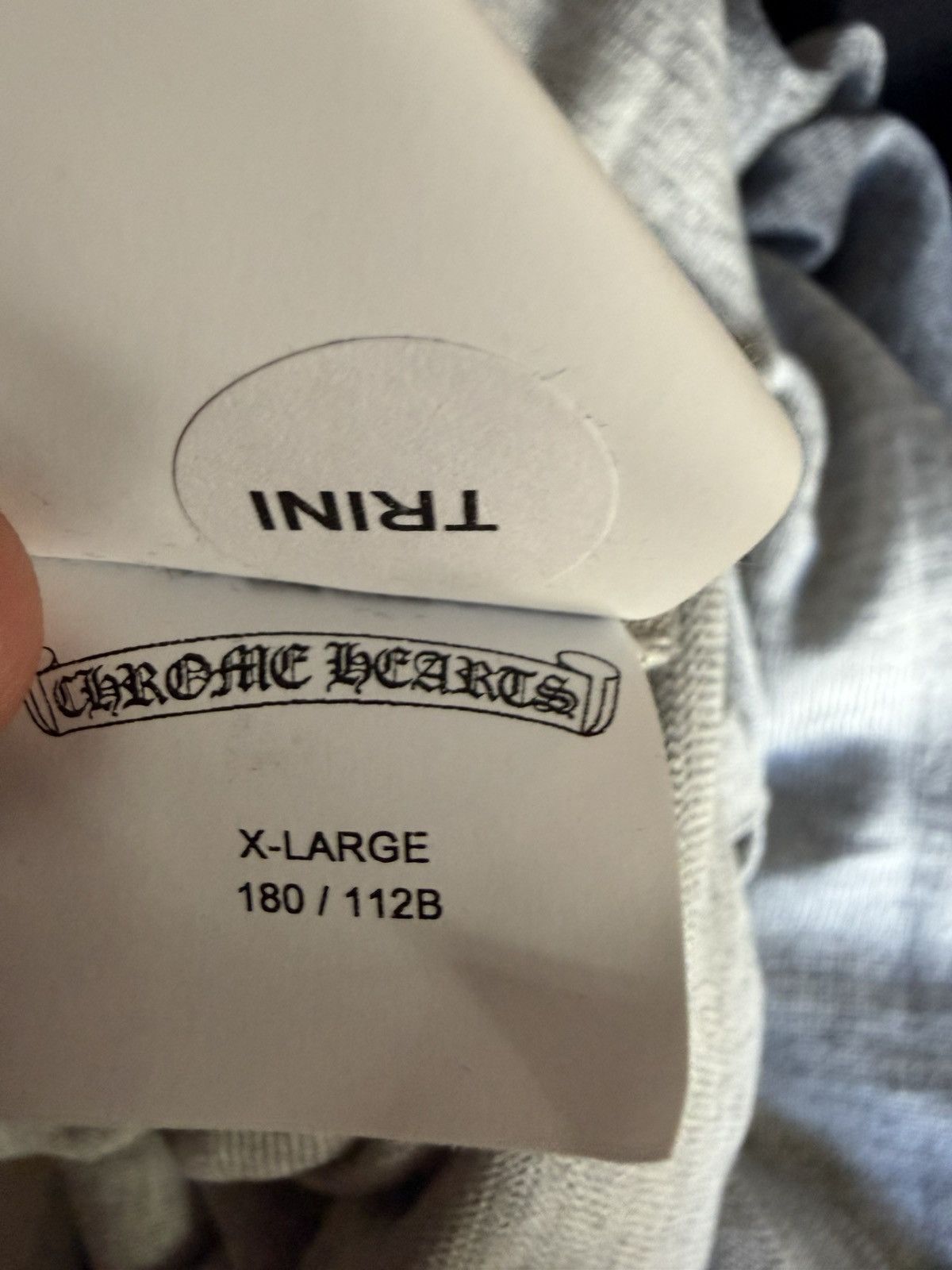 Chrome Hearts Chrome Hearts Cross Patch Silk Raglan Long Sleeve Tee Size US XL / EU 56 / 4 - 8 Thumbnail
