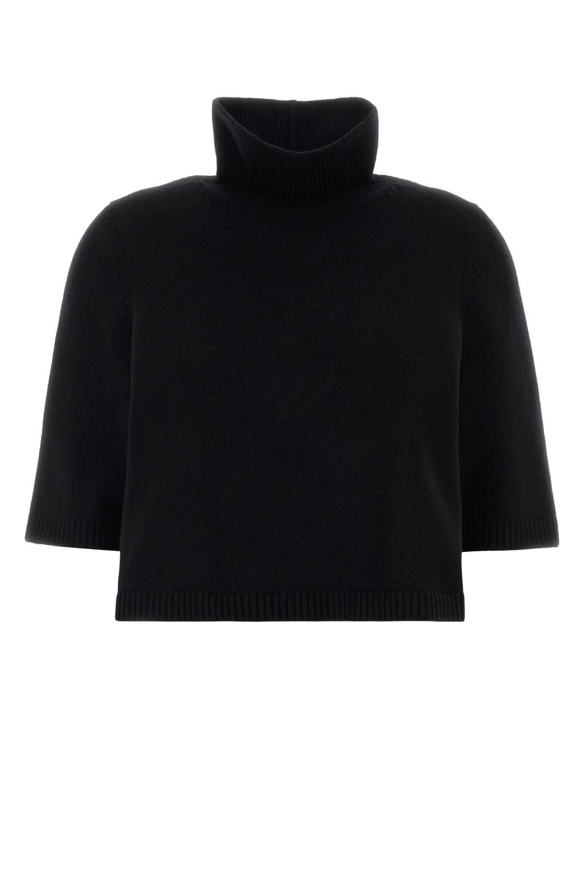 Alaia Black Cashmere Blend Sweater Size M / US 6-8 / IT 42-44 - 1 Thumbnail
