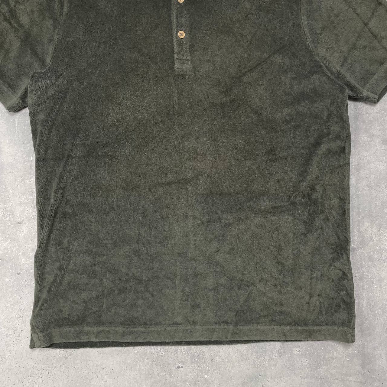 Altea Altea Terry Towelling Polo Shirt Green Size L Size US L / EU 52-54 / 3 - 11 Thumbnail