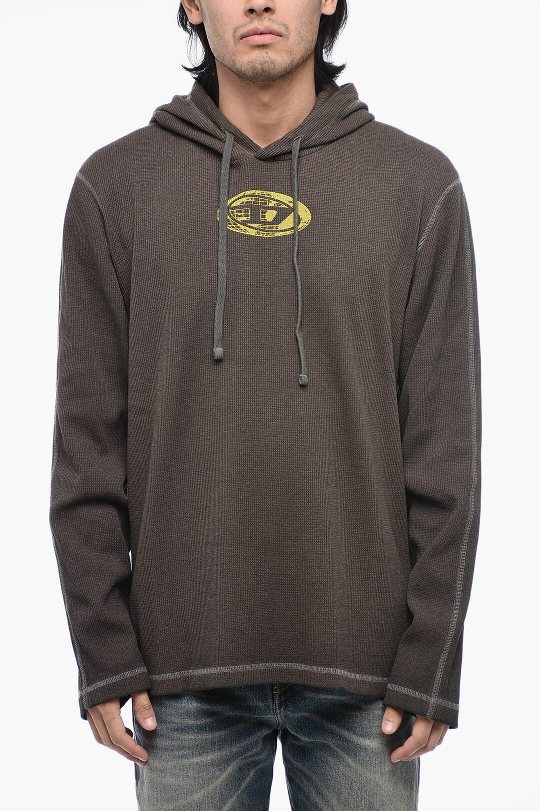 Diesel Hoodie T-CRONE-LS with Washed Effect Size US S / EU 44-46 / 1 - 1 Thumbnail