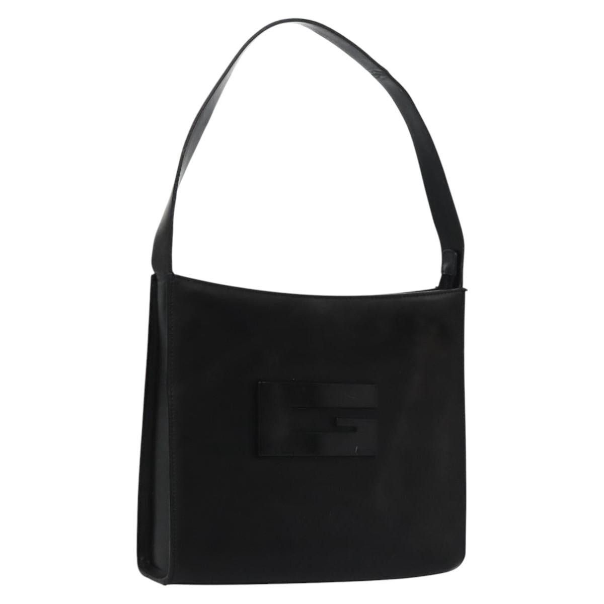Gucci Shoulder Bag Patent Leather Black Silver 001 001, Women's