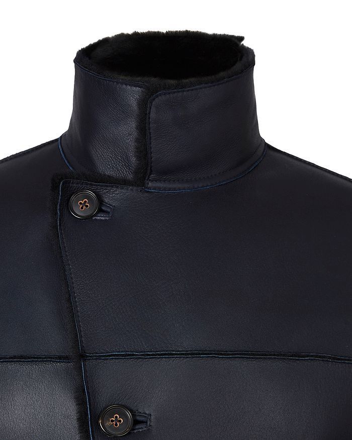 John Varvatos Asymmetrical Shearling Coat. 46 Size US S / EU 44-46 / 1 - 5 Thumbnail