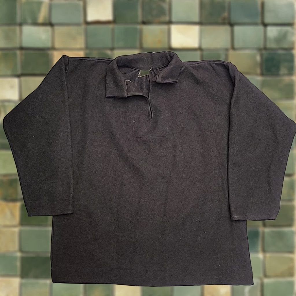 Vintage VINTAGE Wool Shirt Jacket Mens 3XL Black Heavyweight Pullover Coat Overshirt Workwear Coat Jacket Wool Shirt Junior? Size US XXL / EU 58 / 5 - 1 Thumbnail