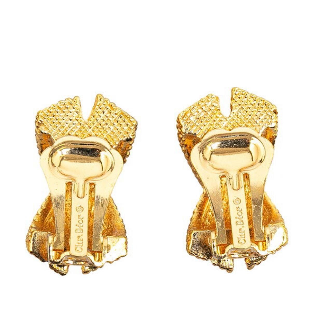 Dior MINT. Vintage Christian Dior golden cross earrings. Size ONE SIZE - 3 Thumbnail
