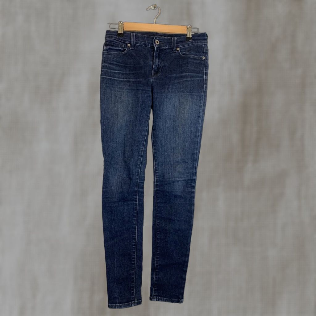 Lucky Brand Lucky Brand Jeans Womens Size 2 Regular Dark Wash Brooke Skinny Denim Jeans Size 26" / US 2 / IT 38 - 1 Thumbnail