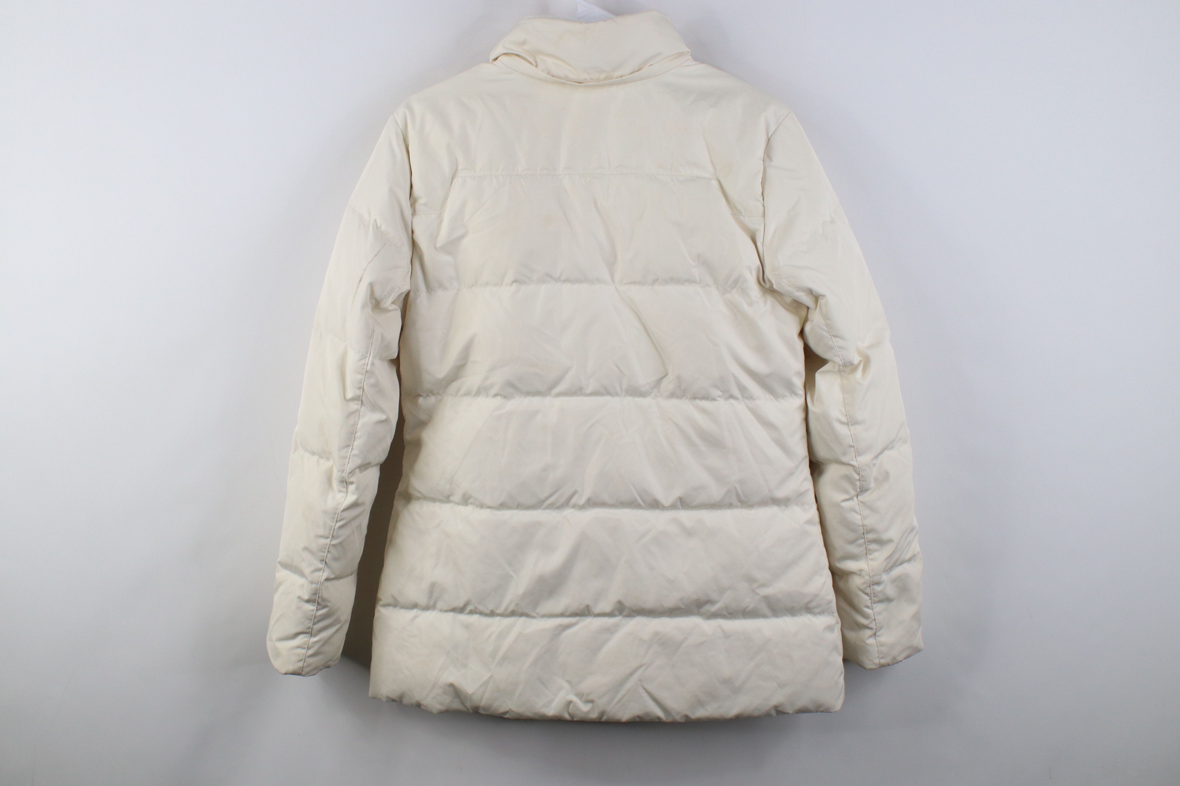 Polo Ralph Lauren Vintage Y2K Ralph Lauren Full Zip Puffer Jacket Cream Size S / US 4 / IT 40 - 15 Thumbnail