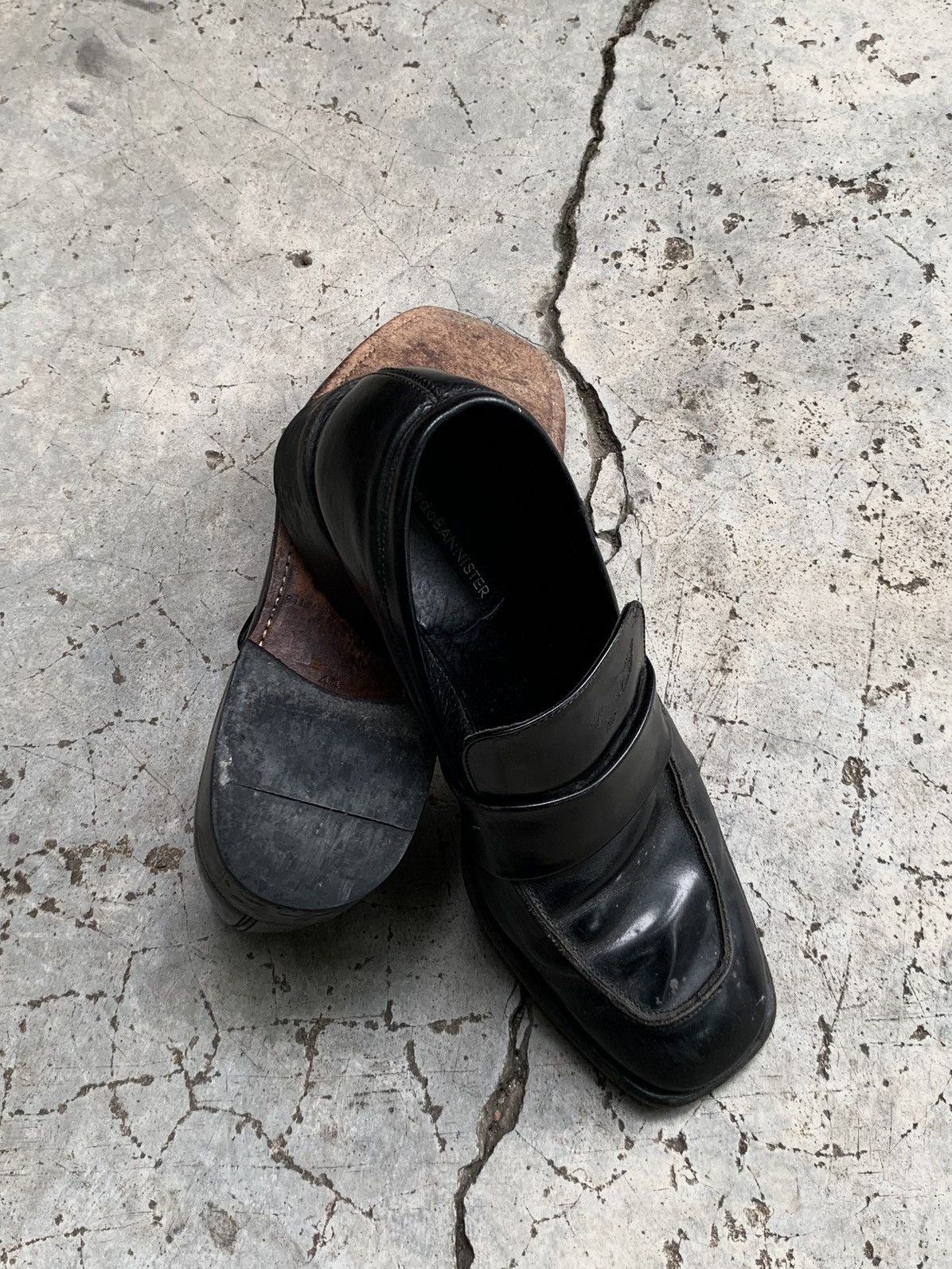 靴 alfredobannister strap leather sneaker alfredobannister strap leather sneaker alfredoBANNISTER